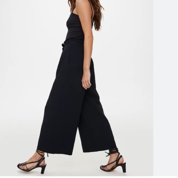 Wilfred Pants - Aritzia Wilfred Free high rise black culotte